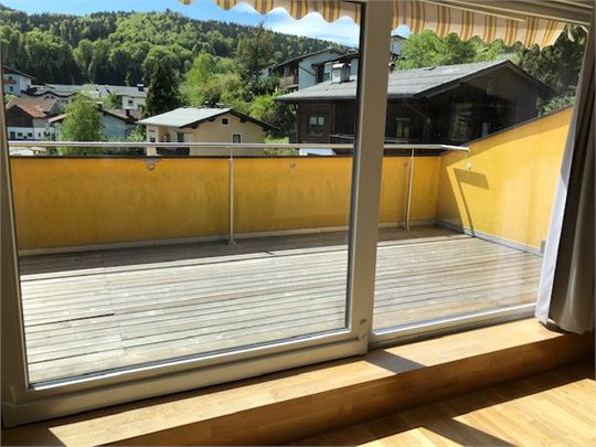 Blick vom Wohnzimmer