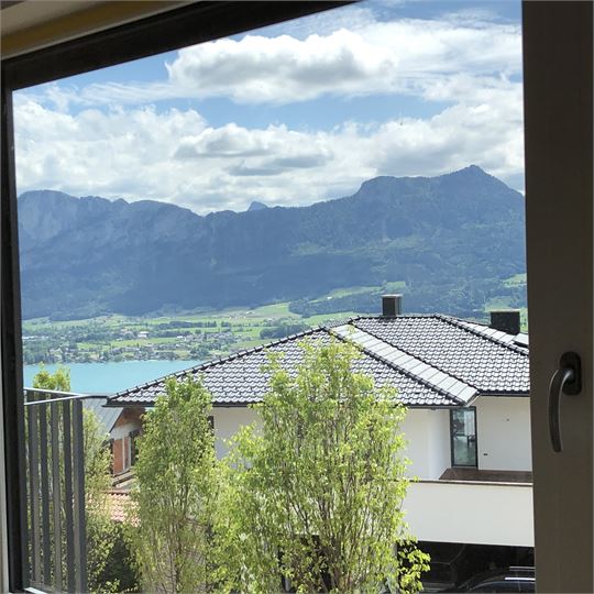 Ausblick vom Wohnzimmer