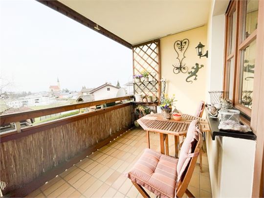 großer süd-west Balkon