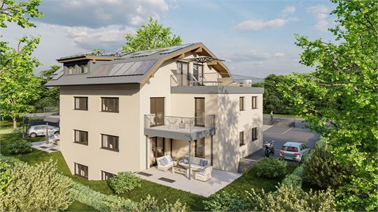 Ökologisches nachhaltiges Neubauprojekt! 5 Zimmer Gartenwohnung am Grünland in Wals bei Salzburg