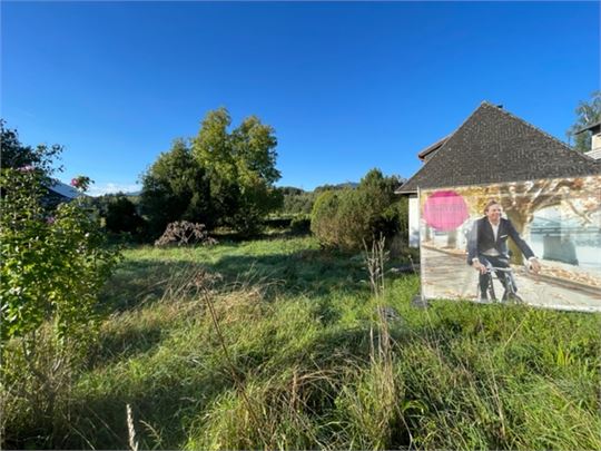 Blick auf das schöne Grundstück