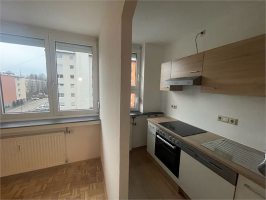 Wohnraum mit neuer Küche