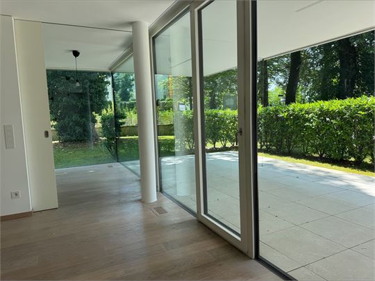 Blick vom Wohnzimmer
