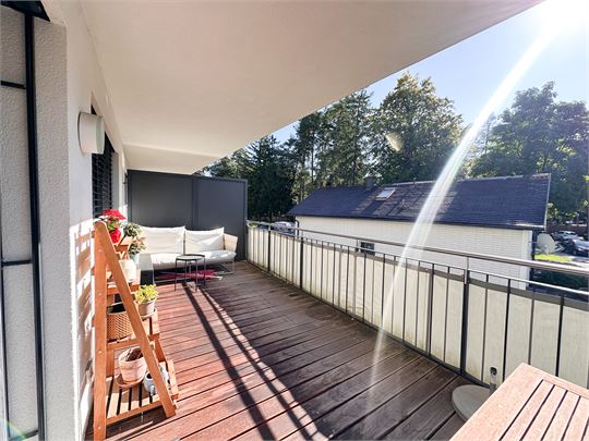 großzügiger Balkon