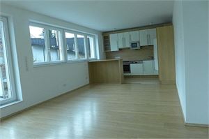 Wohnzimmer mit Küche