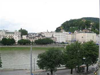 Ausblick auf die Salzach